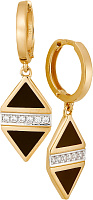 серьги (Au 585) 24420 , изображение 1