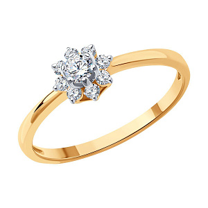 кольцо (Au 585) 018770