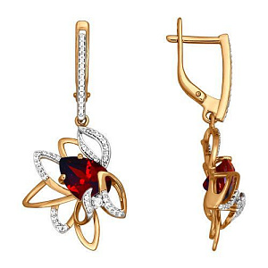 серьги (Au 585) 722178