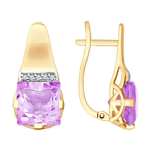 серьги (Au 585) 725538