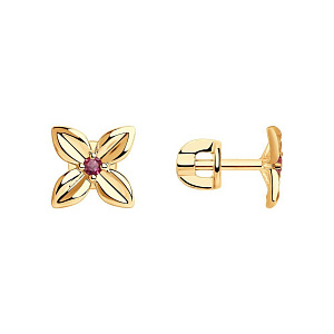 серьги (Au 585) 725991