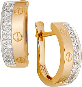 серьги (Au 585) 23615