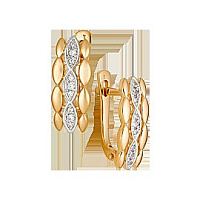 серьги (Au 585) 23165, изображение 1