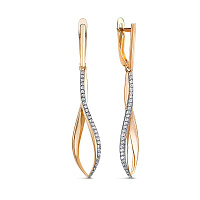 серьги (Au 585) 1201137, изображение 1