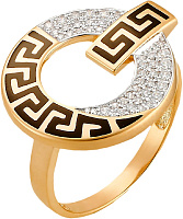 кольцо (Au 585) К24220 , изображение 1