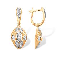 Серьги (Золото 585К) С13219263, изображение 1