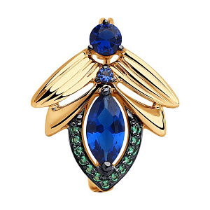 брошь (Au 585) 040261