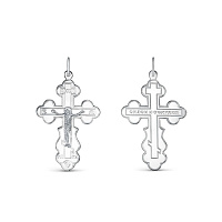 крест (Ag 925) с080035, изображение 1