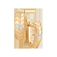 серьги (Au 585) 23990, изображение 1