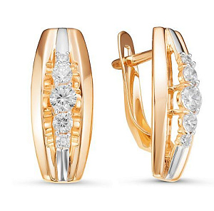 серьги (Au 585) 126757