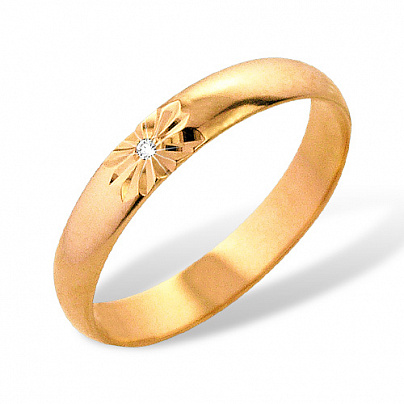 Кольцо (Золото 585К) К1120333, изображение 1
