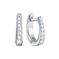 серьги (Ag 925) 11-2334, изображение 1