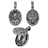 подвеска (Ag 925) М-3-Ч, изображение 1