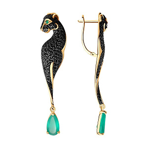 серьги (Au 585) 726178