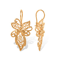 Серьги (Золото 585К) С1002876, изображение 1