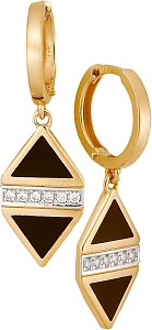 серьги (Au 585) 24420 