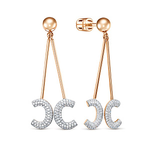 серьги (Au 585) 050074