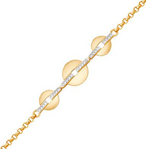 браслет (Au 585) Б21377