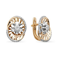 серьги (Au 585) 2-105-446, изображение 1