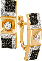 серьги (Au 585) 24196 , изображение 1