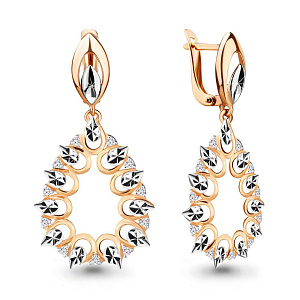 серьги (Au 585) 46680А