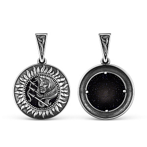 подвеска (Ag 925) 4102079ч-стрелец