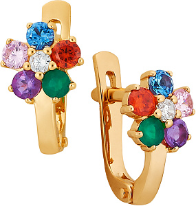 серьги (Au 585) 19666