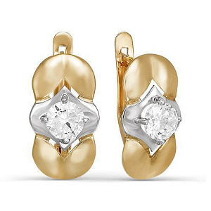 серьги (Au 585) 123281