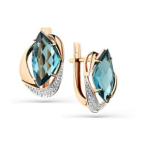 серьги (Au 585) 02-3-215-6700-011, изображение 1