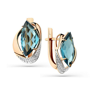 серьги (Au 585) 02-3-215-6700-011