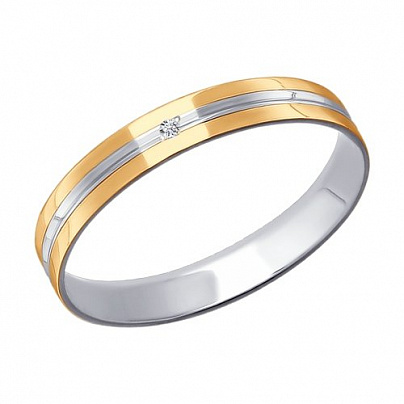кольцо (Au 585) 110212, изображение 1