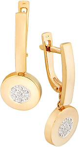 серьги (Au 585) 14603