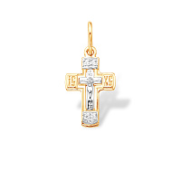 Крест (Золото 585К) П15219709, изображение 1