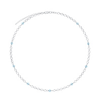 НХ 22-1783К6Ю-3 колье (Ag 925), изображение 1