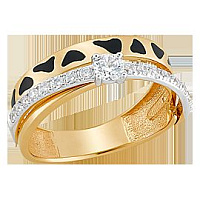 кольцо (Au 585) К19520, изображение 1