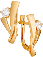 серьги (Au 585) 23238, изображение 1
