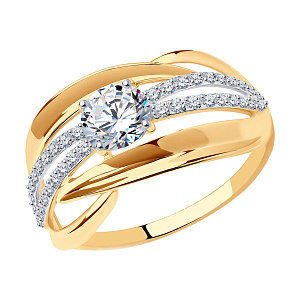 кольцо (Au 585) 017425