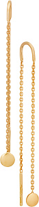 серьги (Au 585) 19236