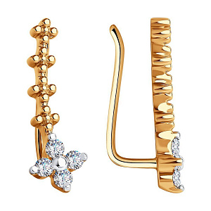 серьги (Au 585) 029037