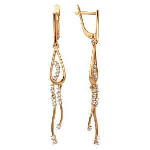 серьги (Au 585) 30064400