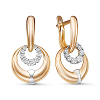 серьги (Au 585) 127489, изображение 1