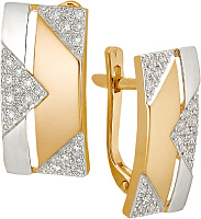 серьги (Au 585) 24558 , изображение 1