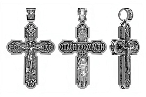 крест (Ag 925) 13-000284-105000