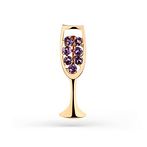 брошь (Au 585) 07-1-108-0200-010