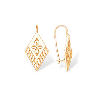 Серьги (Золото 585К) С11018180, изображение 1