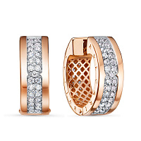 серьги (Au 585) 120650, изображение 1