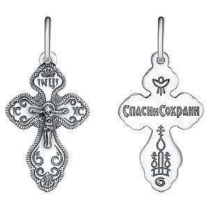 крест (Ag 925) 13-001095-104000