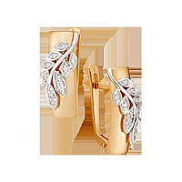 серьги (Au 585) 20969, изображение 1