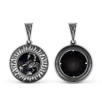 подвеска (Ag 925) 4102078ч-скорпион, изображение 1