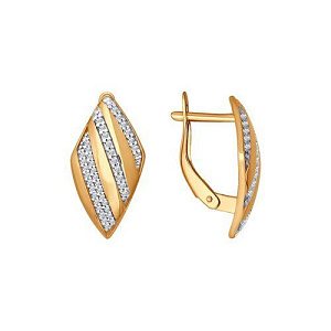 серьги (Au 585) 026526